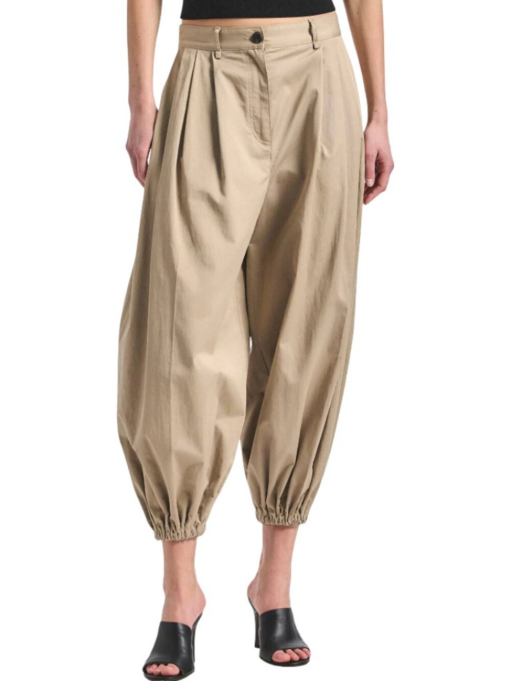 Derek Lam 10 Crosby Kendall Stretch Cotton Balloon Pants